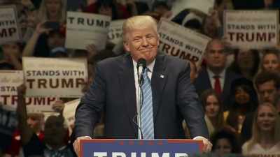 - [Audience] Build that
wall, build that wall! - The Accidental President