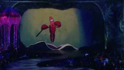 [audience cheering
and applauding] - The Little Mermaid Live!