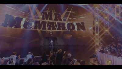 -[audience cheering]
-[announcer] Please welcome Mr. McMahon! - Mr. McMahon
