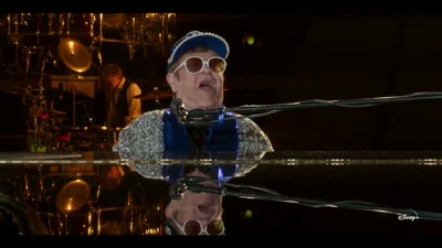 (audience cheering, applauding) - Elton John Live: Farewell from Dodger Stadium
