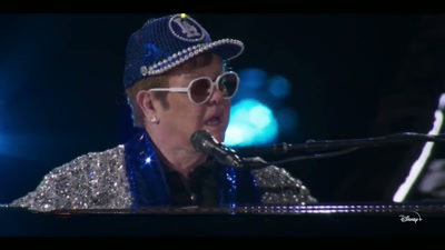 (audience cheering, applauding) - Elton John Live: Farewell from Dodger Stadium