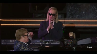 (audience cheering, applauding) - Elton John Live: Farewell from Dodger Stadium