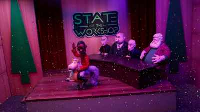 -(audience cheering)
-(pony neighs) - Santa Inc.