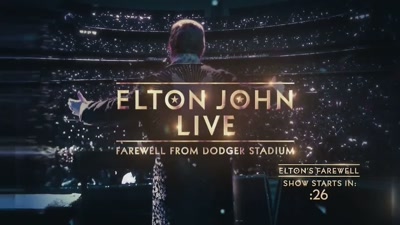 (audience cheering) - Elton John Live: Farewell from Dodger Stadium