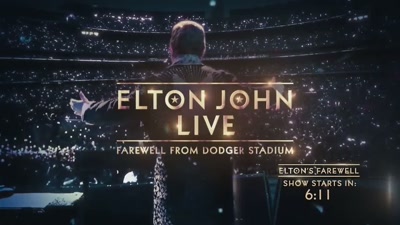 (audience cheering) - Elton John Live: Farewell from Dodger Stadium