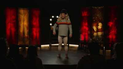 (audience cheering) - Chris Grace: As Scarlett Johansson