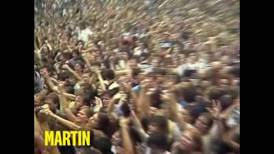 [audience cheering] - Midnight Oil: The Hardest Line