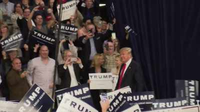 [audience cheering] - The Accidental President
