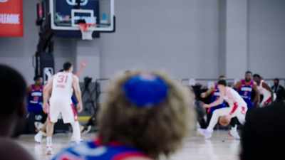 - [audience cheering]
- [unintelligible chatter] - Destination NBA: A G League Odyssey