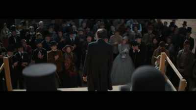 (audience cheers and applauds) - Abraham Lincoln