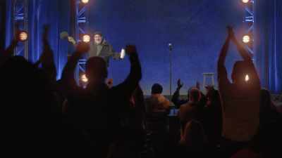 [audience continues cheering] - Dave Attell: Hot Cross Buns