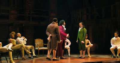 [audience laughing, cheering] - Hamilton