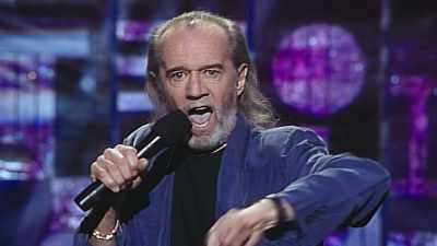 -(AUDIENCE LAUGHING)
-Golf is an arrogant-- - George Carlin's American Dream