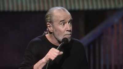 -(AUDIENCE LAUGHING)
-...or we'll goddamn bomb them. - George Carlin's American Dream