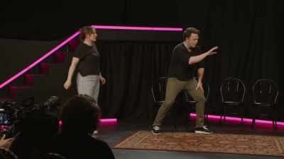 (audience laughing) - Bigger! With Brennan & Izzy