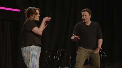 (audience laughing) - Bigger! With Brennan & Izzy