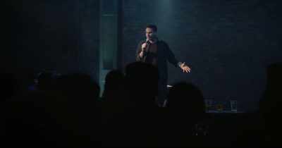 (AUDIENCE LAUGHING) - drew michael: red blue green