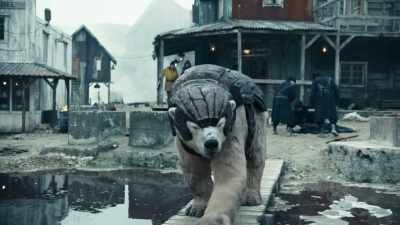 [audience laughing] - His Dark Materials