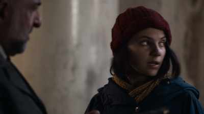 [audience laughing] - His Dark Materials