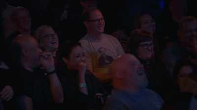 [audience laughing] - Dave Attell: Hot Cross Buns