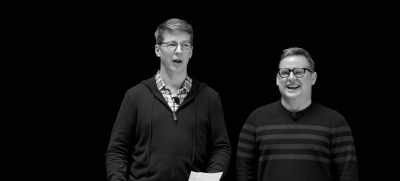 [audience laughing] - SmartLess: On the Road