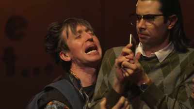 (audience laughing) - Nerdy Prudes Must Die