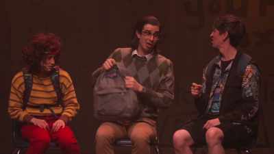 (audience laughing) - Nerdy Prudes Must Die