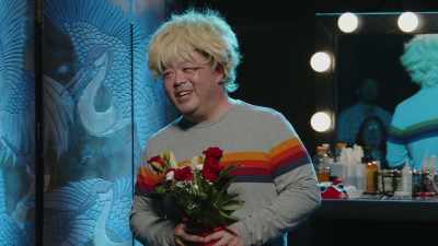 (audience laughing) - Chris Grace: As Scarlett Johansson