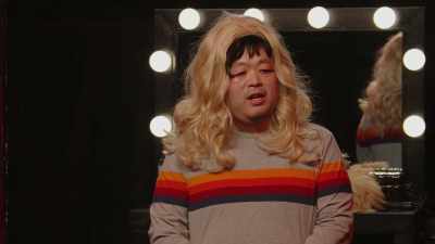 (audience laughing) - Chris Grace: As Scarlett Johansson