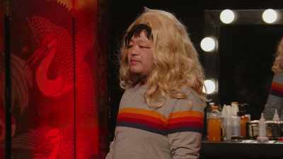 (audience laughing) - Chris Grace: As Scarlett Johansson