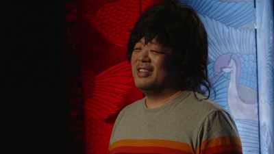 (audience laughing) - Chris Grace: As Scarlett Johansson