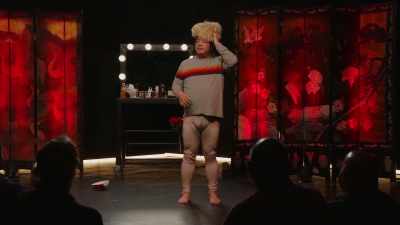(audience laughing) - Chris Grace: As Scarlett Johansson