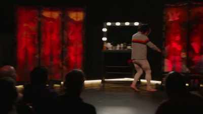 (audience laughing) - Chris Grace: As Scarlett Johansson