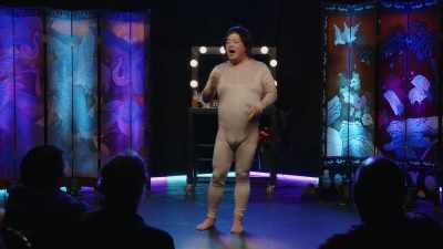 (audience laughing) - Chris Grace: As Scarlett Johansson