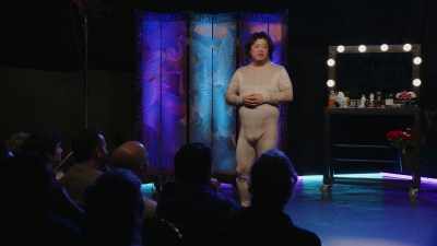 (audience laughing) - Chris Grace: As Scarlett Johansson