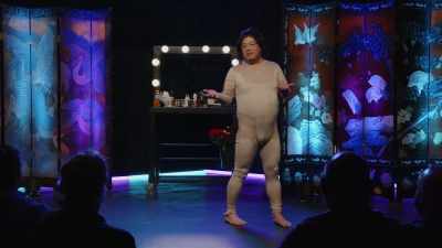 (audience laughing) - Chris Grace: As Scarlett Johansson