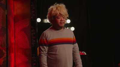 (audience laughing) - Chris Grace: As Scarlett Johansson