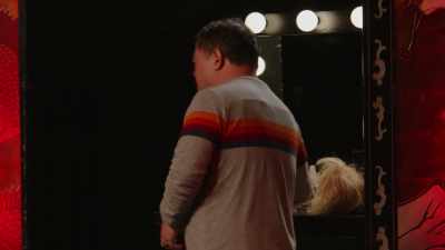 (audience laughing) - Chris Grace: As Scarlett Johansson