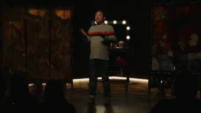 (audience laughing) - Chris Grace: As Scarlett Johansson