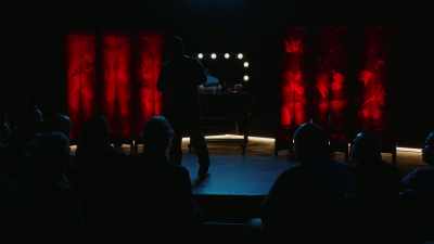 (audience laughing) - Chris Grace: As Scarlett Johansson