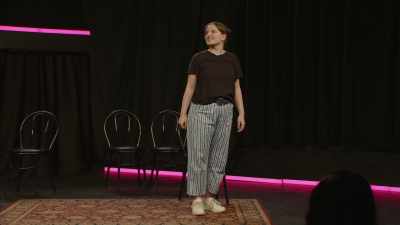 (audience laughing) - Bigger! With Brennan & Izzy