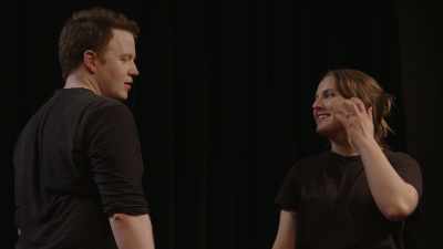 (audience laughing) - Bigger! With Brennan & Izzy