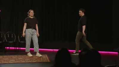 (audience laughing) - Bigger! With Brennan & Izzy