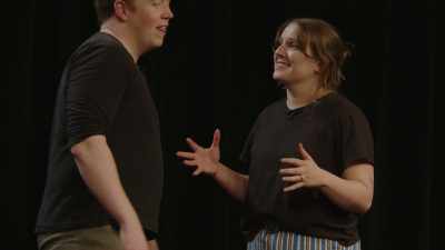 (audience laughing) - Bigger! With Brennan & Izzy