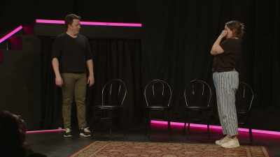 (audience laughing) - Bigger! With Brennan & Izzy
