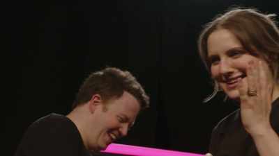 (audience laughing) - Bigger! With Brennan & Izzy