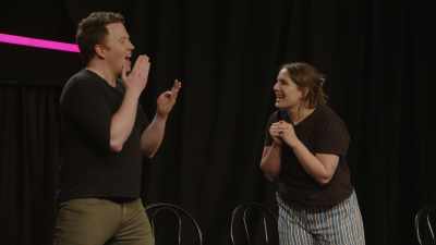 (audience laughing) - Bigger! With Brennan & Izzy