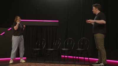 (audience laughing) - Bigger! With Brennan & Izzy