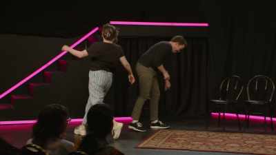 (audience laughing) - Bigger! With Brennan & Izzy