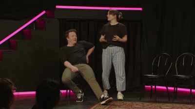 (audience laughing) - Bigger! With Brennan & Izzy